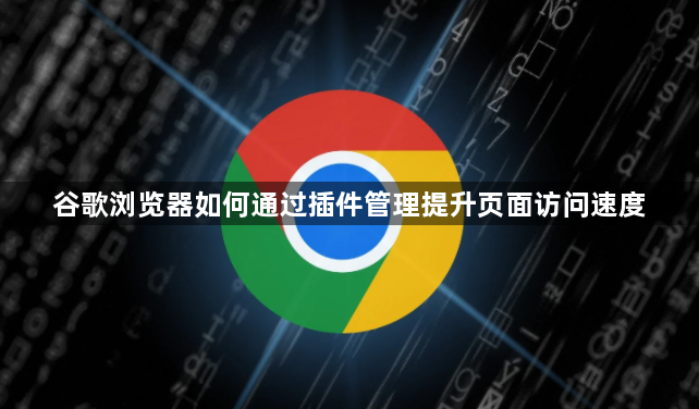 谷歌浏览器如何通过插件管理提升页面访问速度1