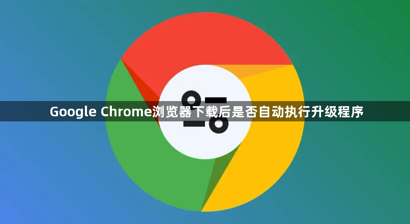 Google Chrome浏览器下载后是否自动执行升级程序1