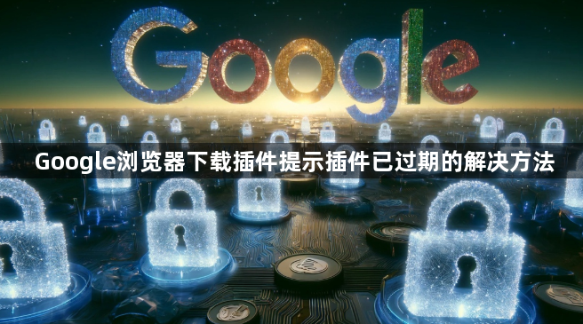 Google浏览器下载插件提示插件已过期的解决方法1