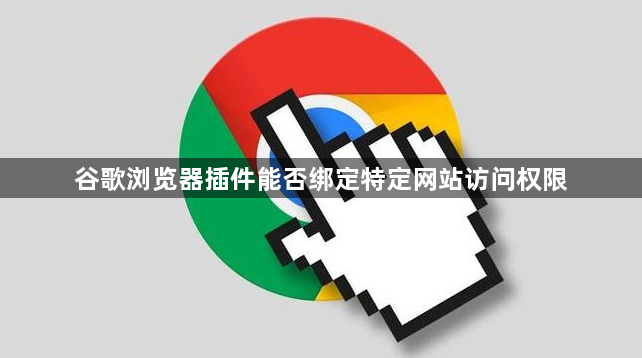 谷歌浏览器插件能否绑定特定网站访问权限1