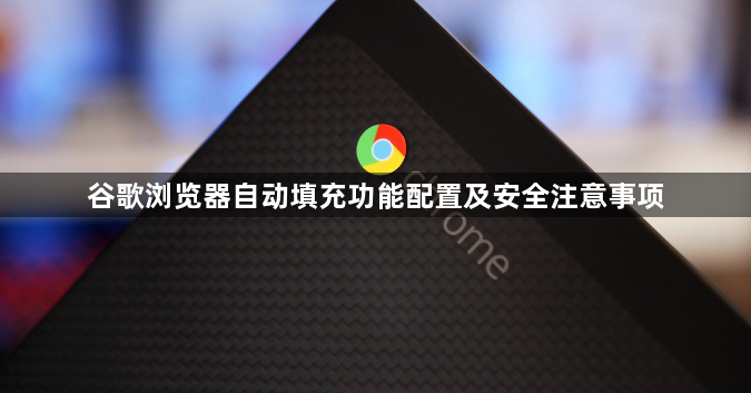 谷歌浏览器自动填充功能配置及安全注意事项1