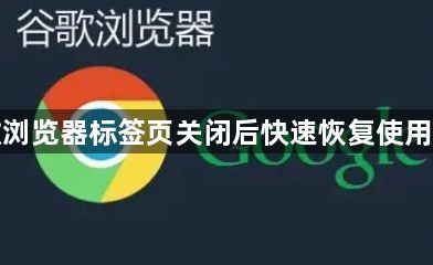 谷歌浏览器标签页关闭后快速恢复使用方法1