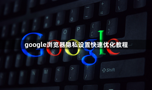 google浏览器隐私设置快速优化教程1
