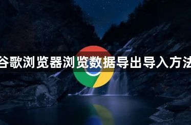 谷歌浏览器浏览数据导出导入方法1