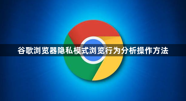 谷歌浏览器隐私模式浏览行为分析操作方法1