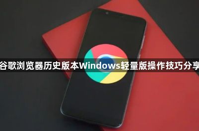 谷歌浏览器历史版本Windows轻量版操作技巧分享1