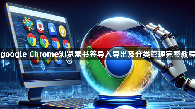 google Chrome浏览器书签导入导出及分类管理完整教程1