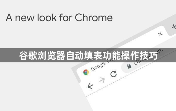 谷歌浏览器自动填表功能操作技巧1