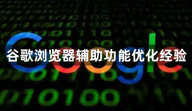 谷歌浏览器辅助功能优化经验1