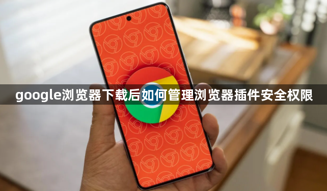 google浏览器下载后如何管理浏览器插件安全权限1