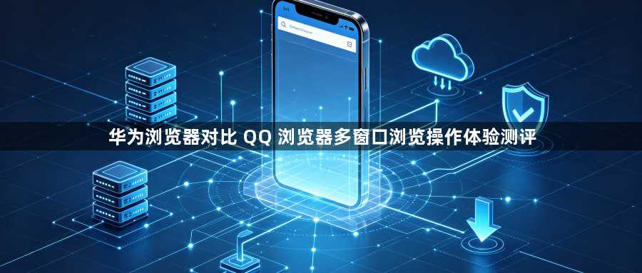 华为浏览器对比 QQ 浏览器多窗口浏览操作体验测评1
