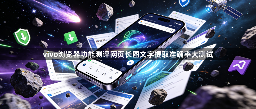 vivo浏览器功能测评网页长图文字提取准确率大测试1