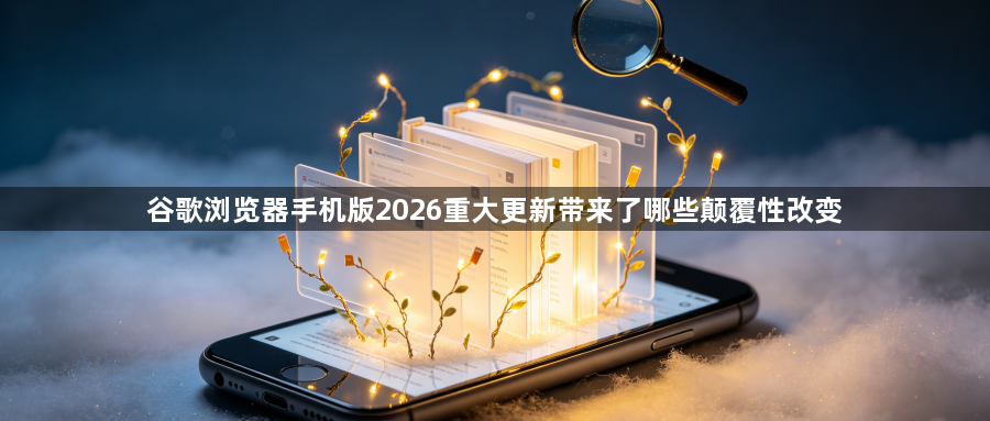 谷歌浏览器手机版2026重大更新带来了哪些颠覆性改变1