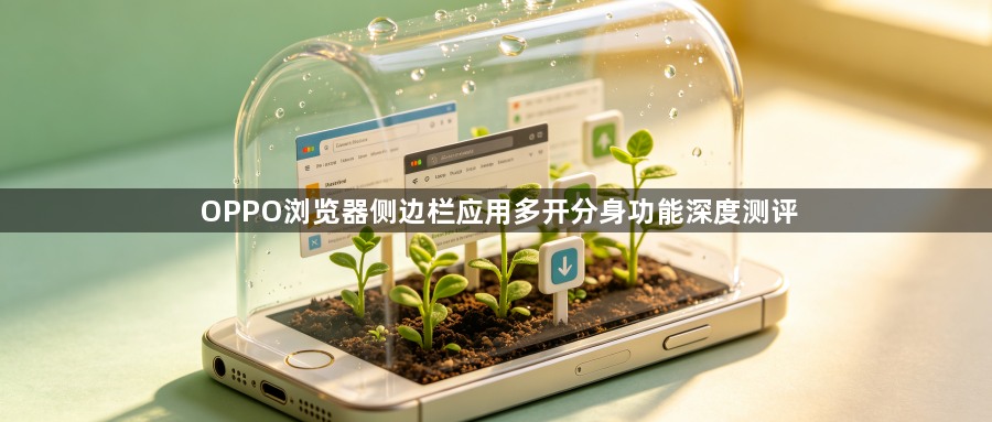 OPPO浏览器侧边栏应用多开分身功能深度测评1