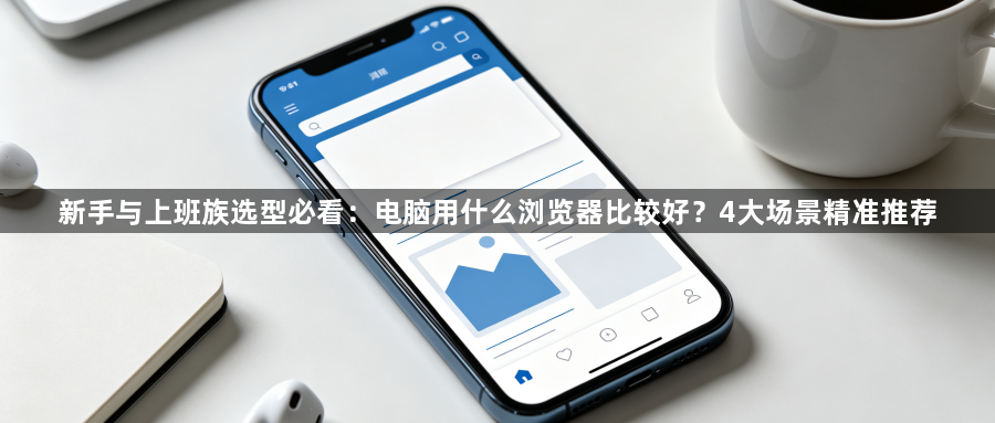 新手与上班族选型必看:电脑用什么浏览器比较好?4大场景精准推荐1