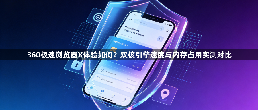 360极速浏览器X体验如何?双核引擎速度与内存占用实测对比1