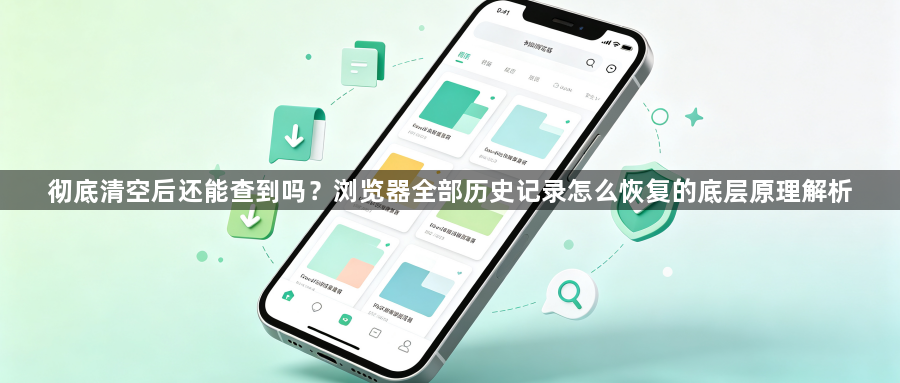 彻底清空后还能查到吗?浏览器全部历史记录怎么恢复的底层原理解析1