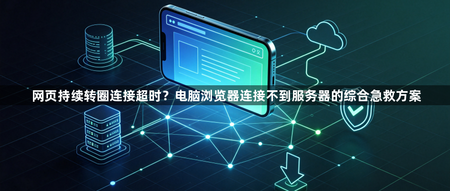 网页持续转圈连接超时？电脑浏览器连接不到服务器的综合急救方案1