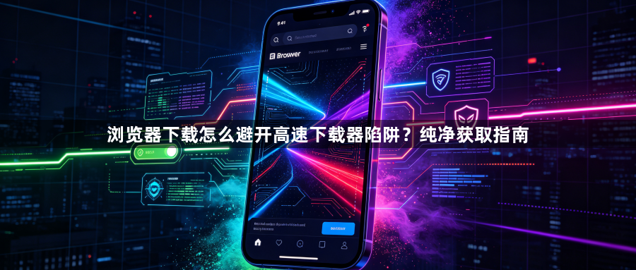 浏览器下载怎么避开高速下载器陷阱?纯净获取指南1