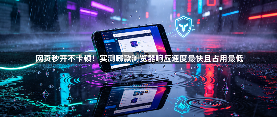 网页秒开不卡顿！实测哪款浏览器响应速度最快且占用最低1