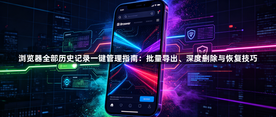 浏览器全部历史记录一键管理指南：批量导出、深度删除与恢复技巧1