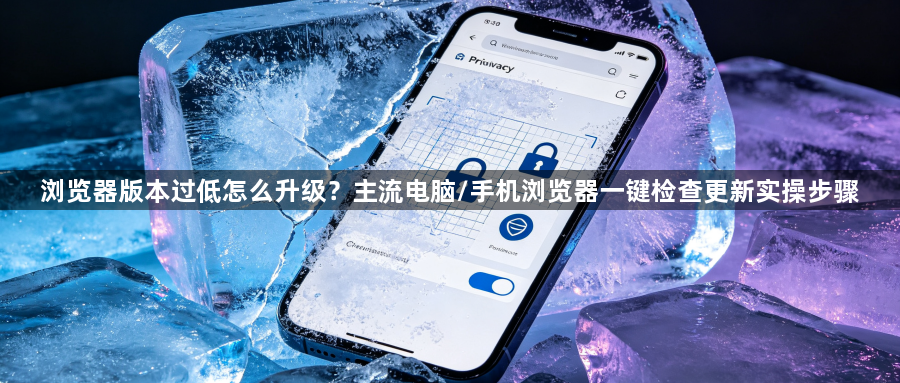 浏览器版本过低怎么升级？主流电脑/手机浏览器一键检查更新实操步骤1