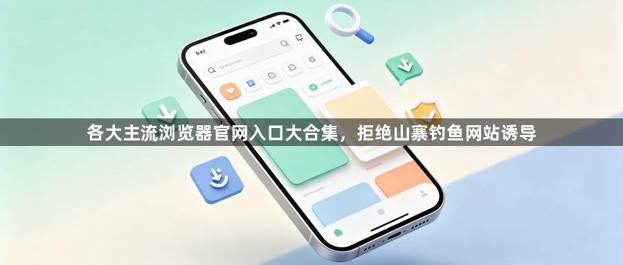 各大主流浏览器官网入口大合集，拒绝山寨钓鱼网站诱导1