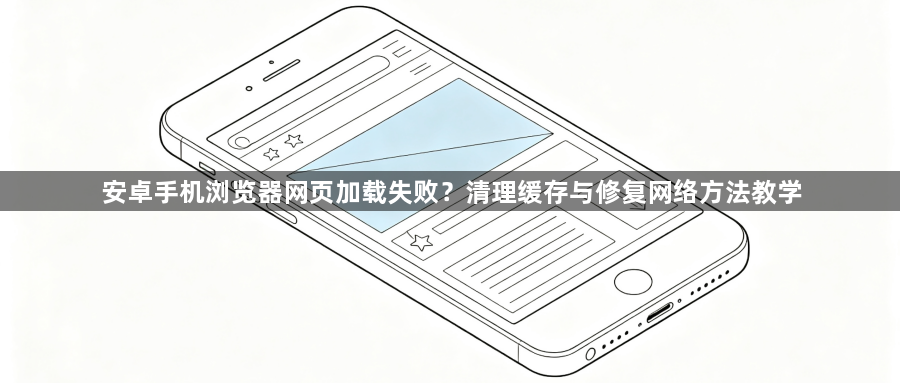 安卓手机浏览器网页加载失败?清理缓存与修复网络方法教学1
