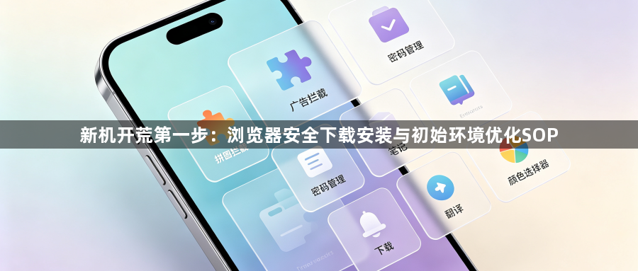 新机开荒第一步:浏览器安全下载安装与初始环境优化SOP1