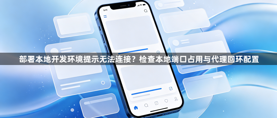 部署本地开发环境提示无法连接?检查本地端口占用与代理回环配置1