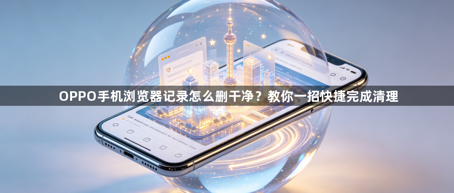 OPPO手机浏览器记录怎么删干净？教你一招快捷完成清理1