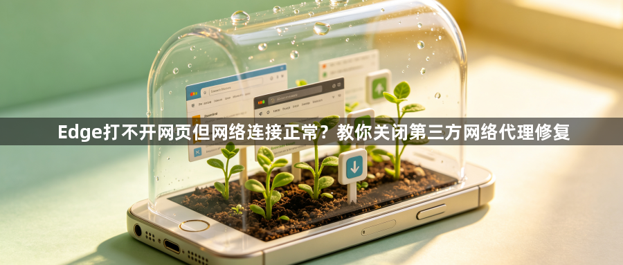 Edge打不开网页但网络连接正常？教你关闭第三方网络代理修复1