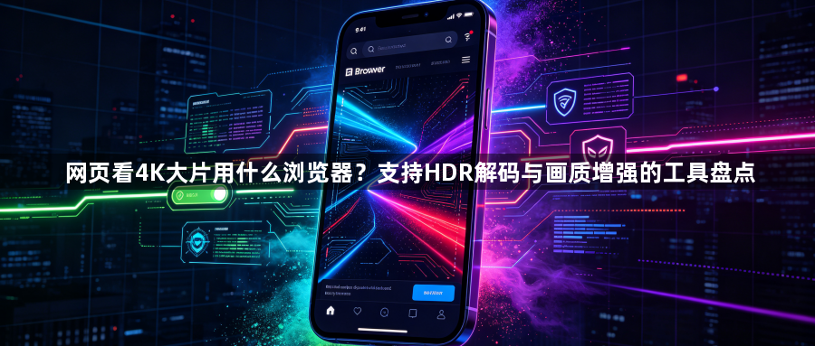 网页看4K大片用什么浏览器？支持HDR解码与画质增强的工具盘点1