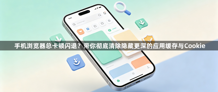 手机浏览器总卡顿闪退？带你彻底清除隐藏更深的应用缓存与Cookie1