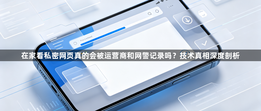 在家看私密网页真的会被运营商和网警记录吗?技术真相深度剖析1