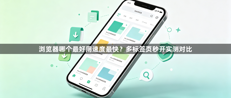 浏览器哪个最好用速度最快？多标签页秒开实测对比1