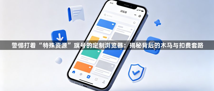 警惕打着“特殊资源”旗号的定制浏览器：揭秘背后的木马与扣费套路1